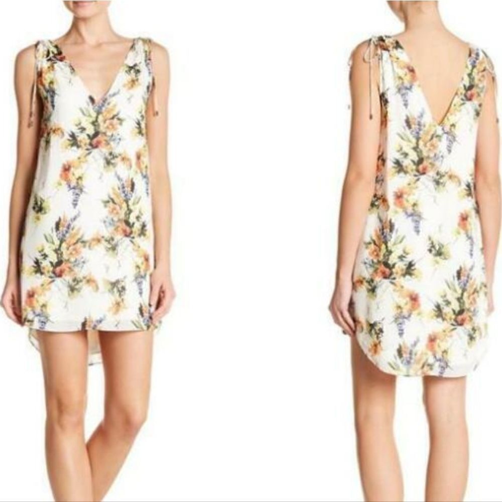 ‎Haute Hippie 6 Light Floral Sleeveless Dress
